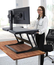 Load image into Gallery viewer, Workfit-T sit stand desktop station
