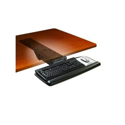 Plateau réglable pour clavier et souris - Support ergonomique sous la table