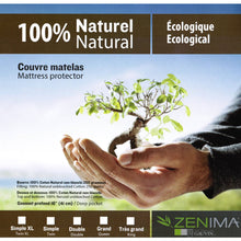 Load image into Gallery viewer, 100% cotton mattress protector