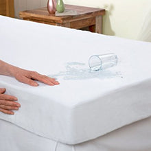 Load image into Gallery viewer, Anti-dust mites mattress protector with bamboo