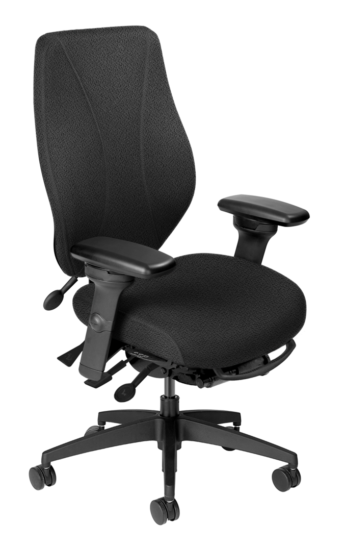 Chaise ergonomique TCentric rembourré