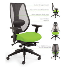 Charger l'image dans la galerie, Chaise ergonomique TCentric Hybride