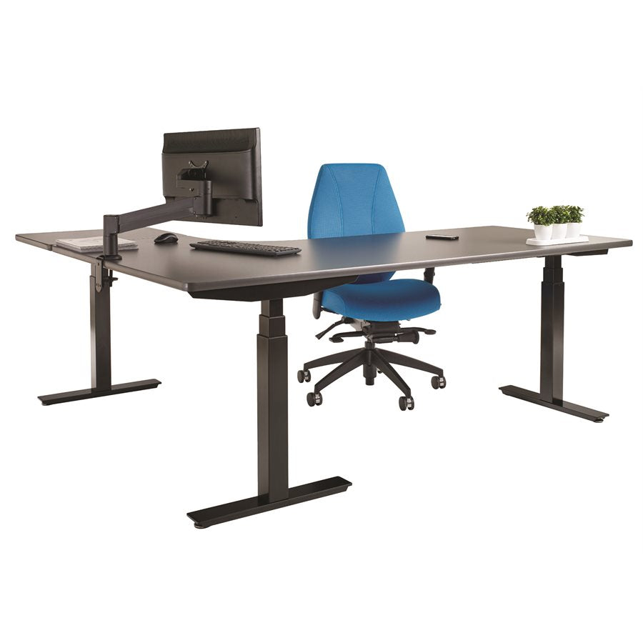 UpCentric Elevating electric table L shape
