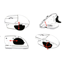 Charger l'image dans la galerie, Souris verticale multi-positions Unimouse sans-fil