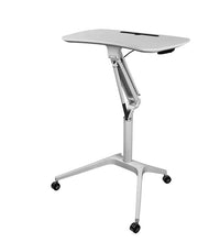 Load image into Gallery viewer, Mobile sit-stand table (FLOOR MODEL)