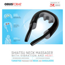 Load image into Gallery viewer, Shiatsu &amp; Vibration neck massager
