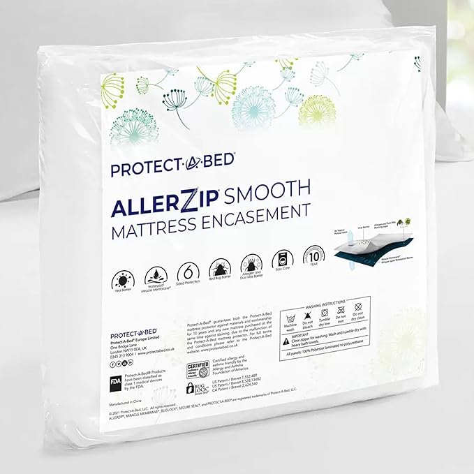 Protège matelas contre les acariens et les punaises