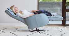 Load image into Gallery viewer, Axel recliner in Shadow Grey or Ice
