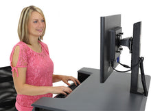 Load image into Gallery viewer, Workfit-T sit stand desktop station
