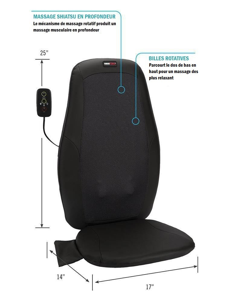 Kneading Shiatsu Obusforme Massage Car Cushion Seat Cushion Car