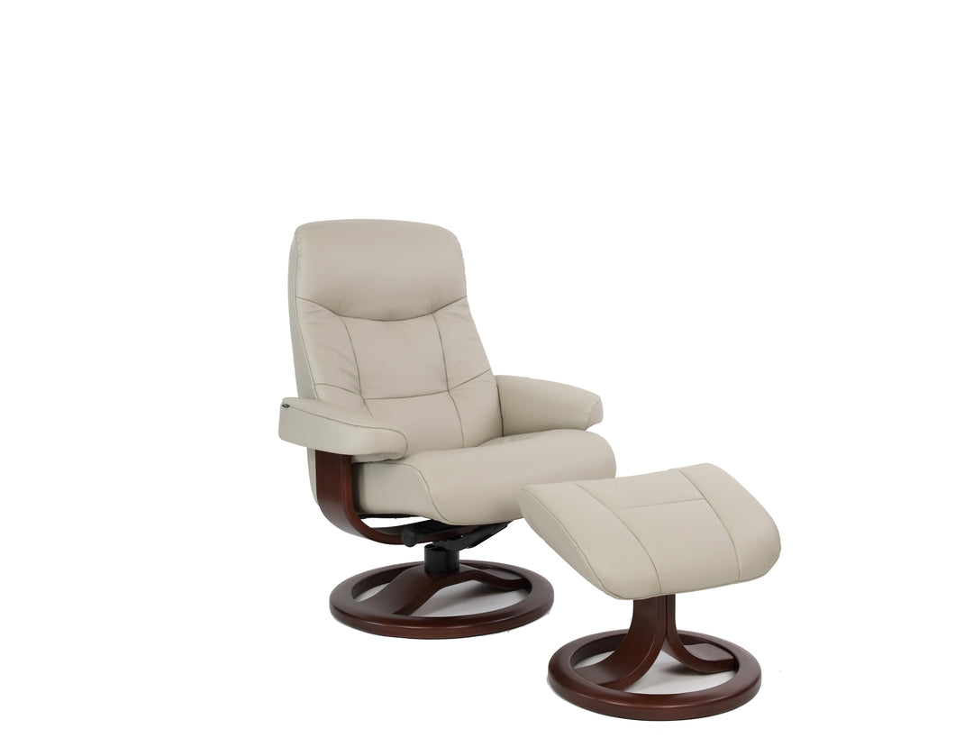 Muldal chair with footstool