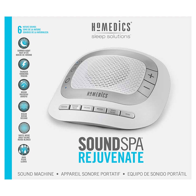 Bubos Machine à bruit blanche pour dormir et se relaxer, 8 sons naturels  apaisants, 3 minuterie darrêt automatique, thérapie