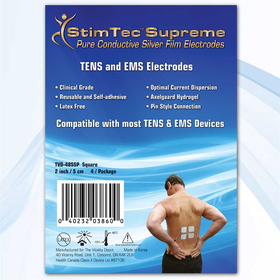 Électrodes TENS & EMS Réutilisables - Pour Soulagement Douleurs Cervicales - Neuf - Pack 1 Unité
