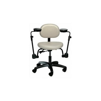 Posiflex chair with articulated elbow rest