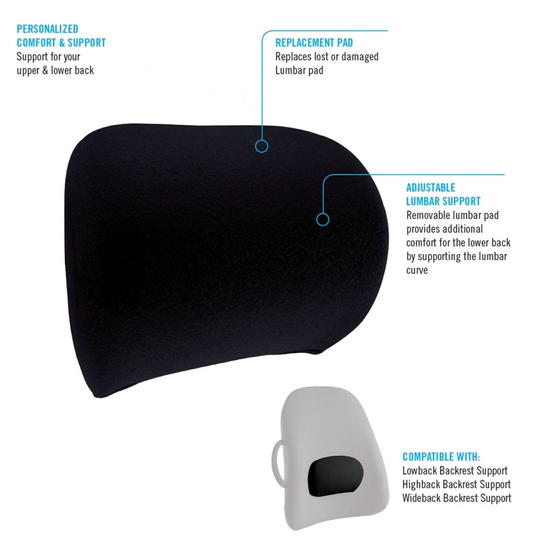 Replacement lumbar cushion for Obusform backrest